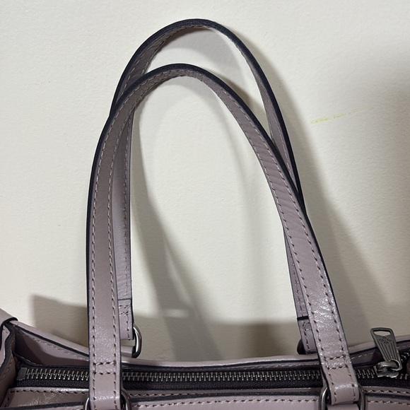 Patricia Nash Leather Ava Medium Woven Tote Stone - Picture 5 of 16